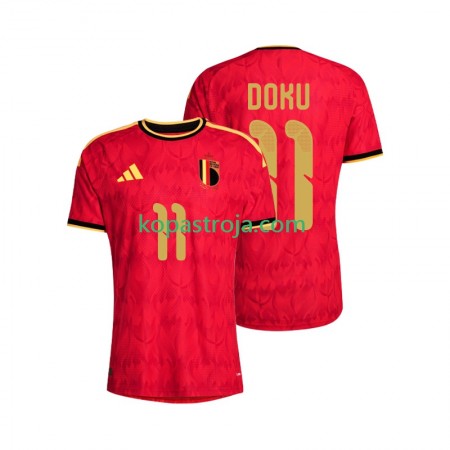 Billiga Fotbollströjor Belgien Jeremy Doku 11 Hemma tröja WM 2026 Kortärmad